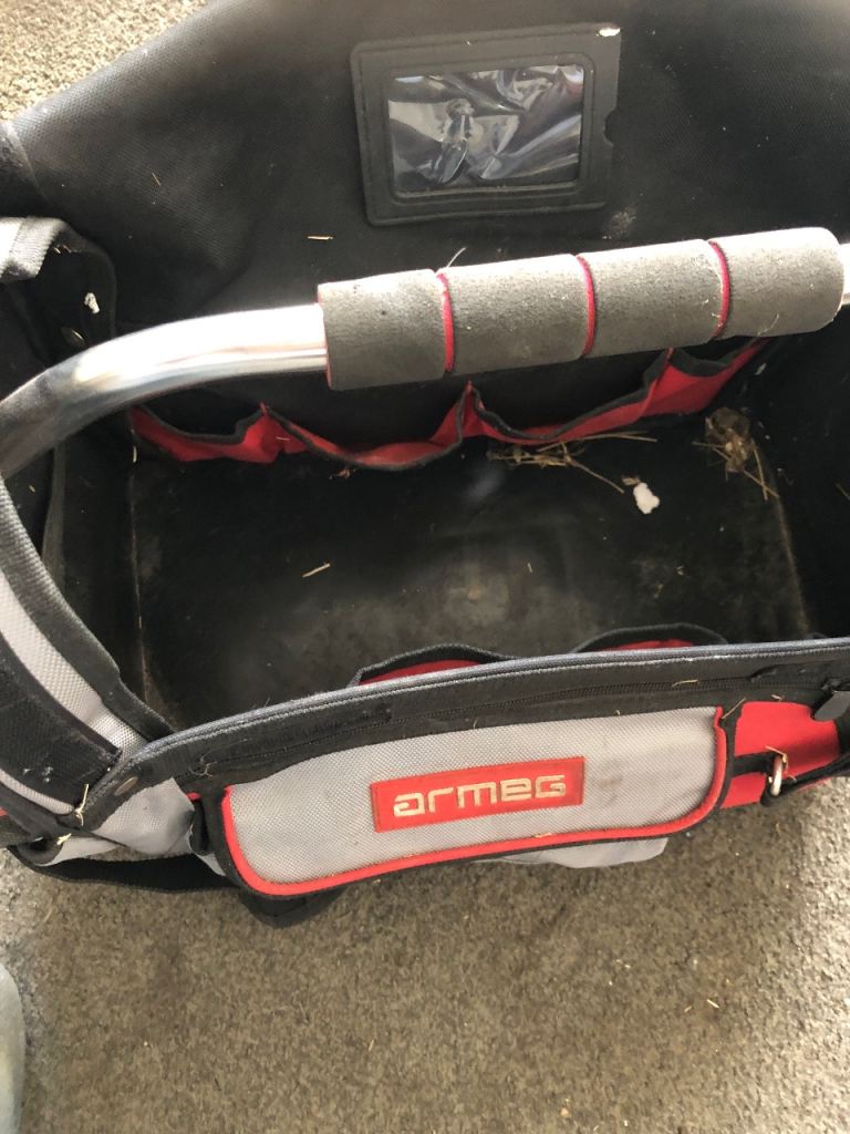 Armeg Tool Bag - Grey and Black, Good Condition