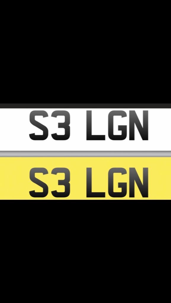 Number plate