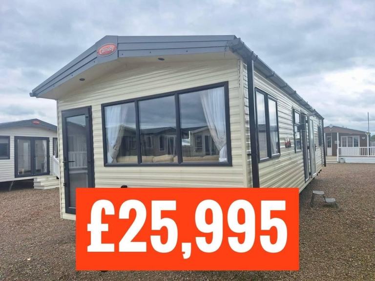 OFF SITE static caravan Scotland double glazed & heated 2 bed Carnaby Oakdale