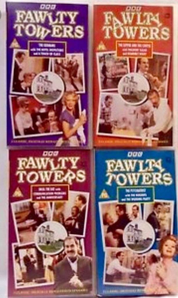Complete collection of Fawlty Towers VHS