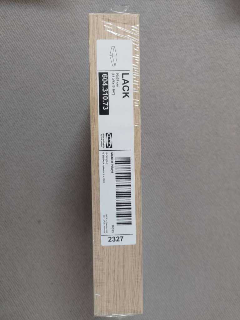 New IKEA LACK Wall Mounted Wooden Floating Shelf 30x26cm