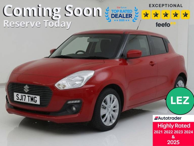 2017 Suzuki Swift 1.0 Boosterjet SZ-T 5dr HATCHBACK PETROL Manual