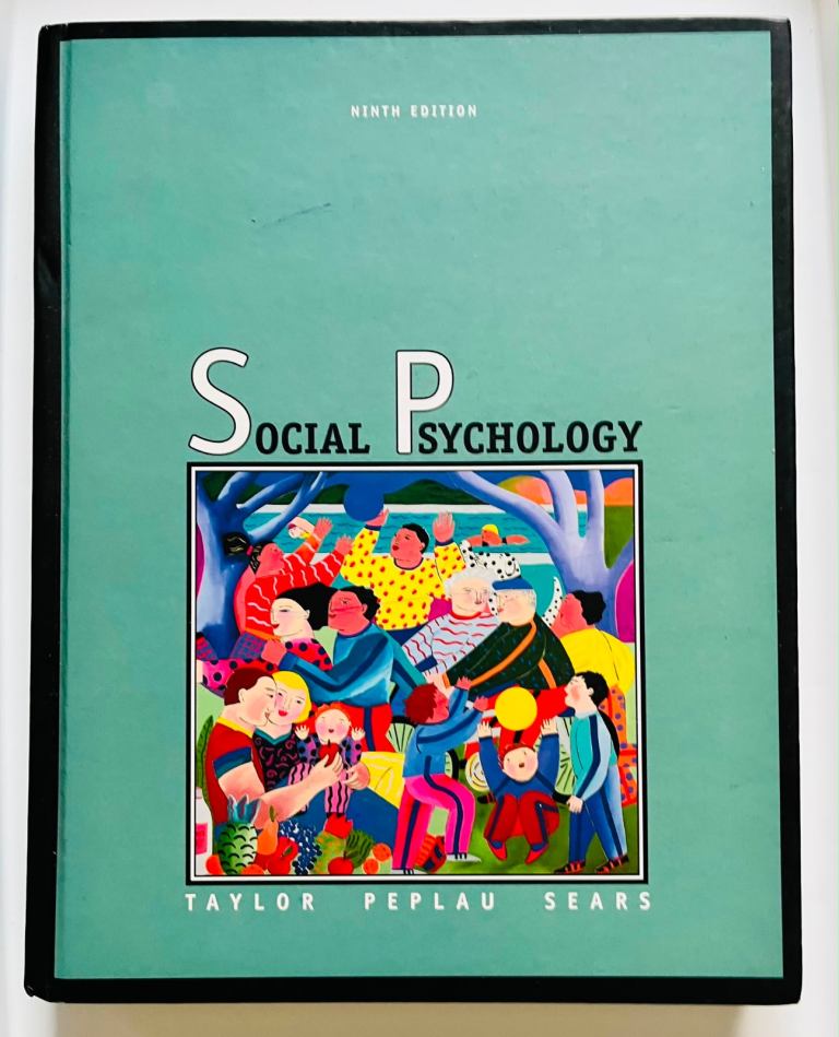 Social Psychology Textbook (9th Edition) – Taylor, Peplau, Sears (Hard Cover).