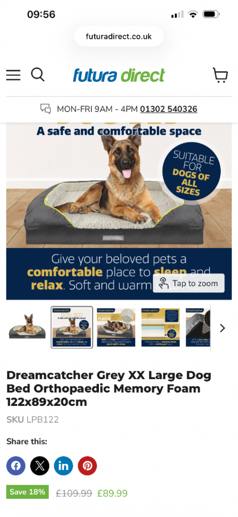 XXL dream catcher dog bed 