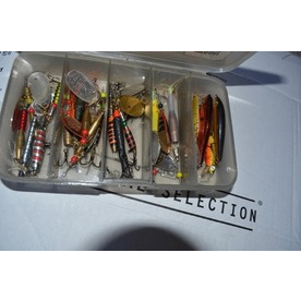 TACKLE box FULL fishing lure MADE ITALY ABU