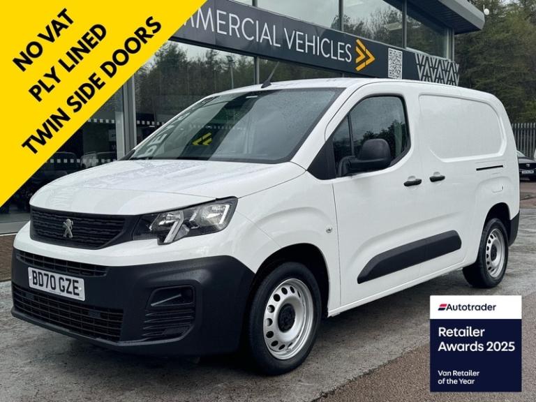 2020 Peugeot Partner 950 1.5 BlueHDi 100 S Van PANEL VAN DIESEL Manual