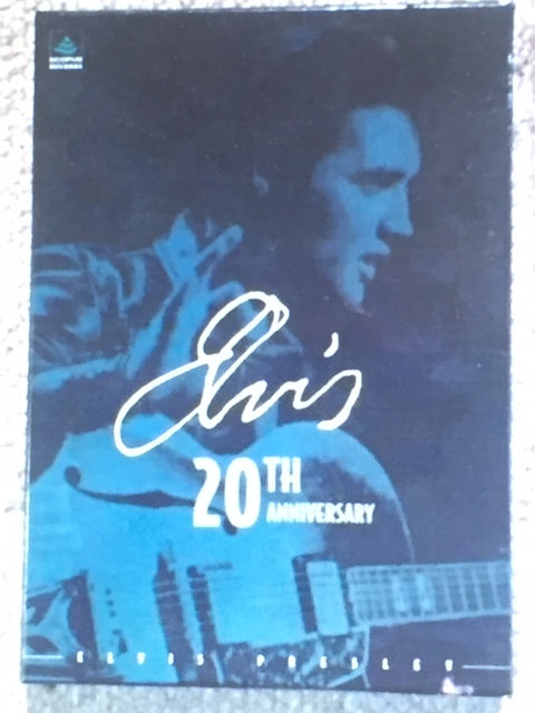VERY RARE: Elvis 20th Anniversary SHAPED CD Box Set Ltd Edition 2000 MADE **EX**