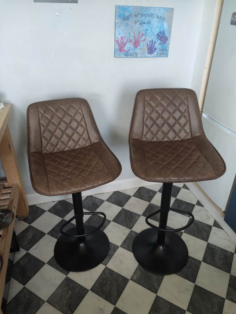 Two bar stools