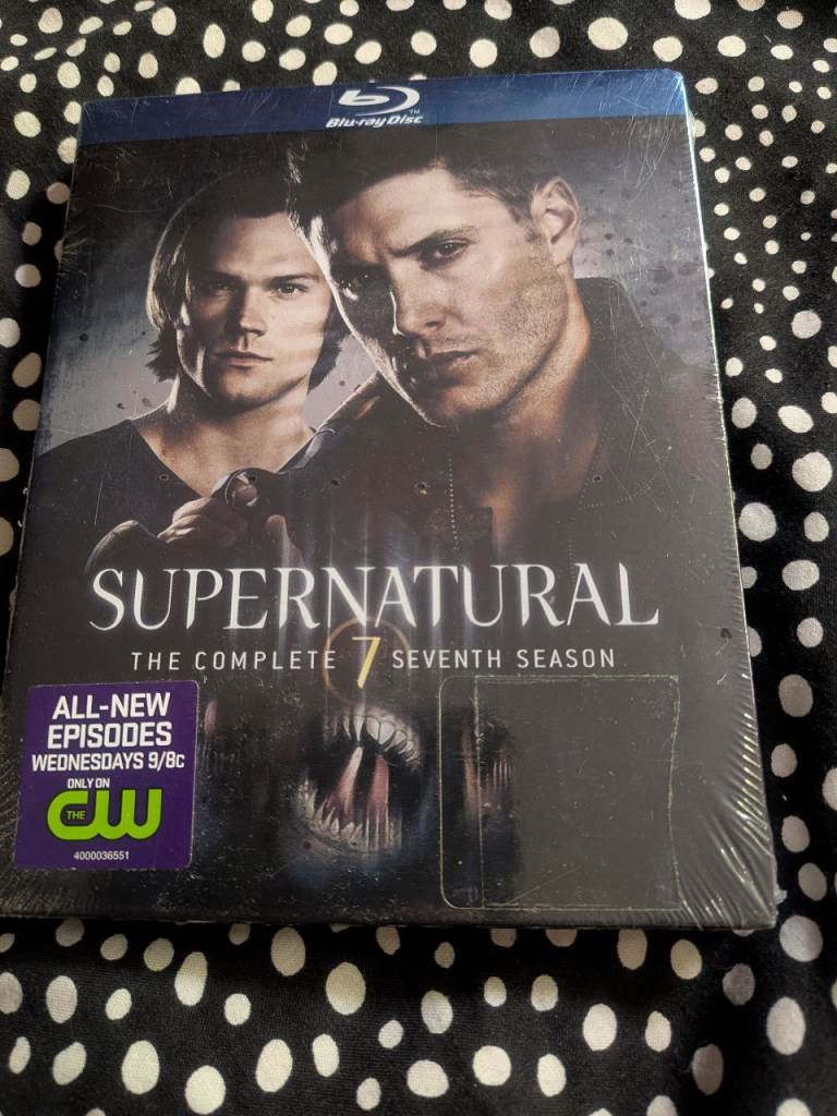 Supernatural The Complete Seventh Season Series 7 TV Horror Blu-ray Box Set Gift New, Sealed