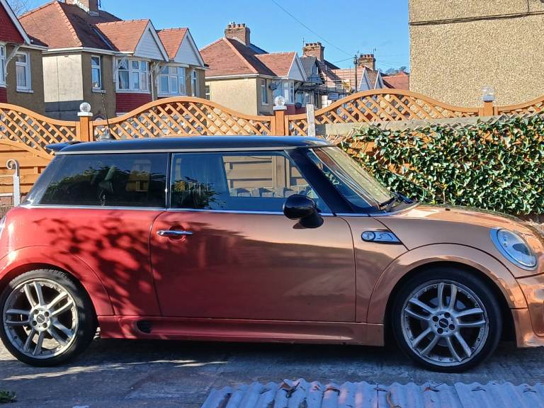 Stunning orange mini cooper s