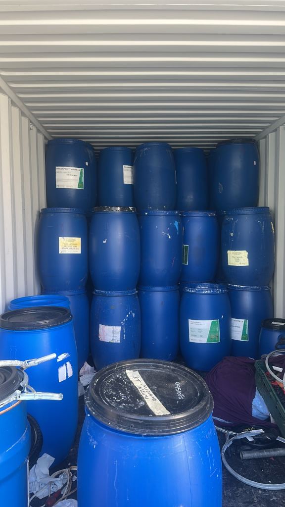 120 litre water barrel ideal water storage Alotment koi pond filter 