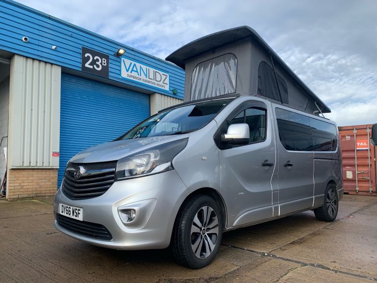 POPTOP ROOF SYSTEMS FITTED BY VAN-LIDZ. VIVARO / TRAFIC / PRIMASTAR / NV300 SWB