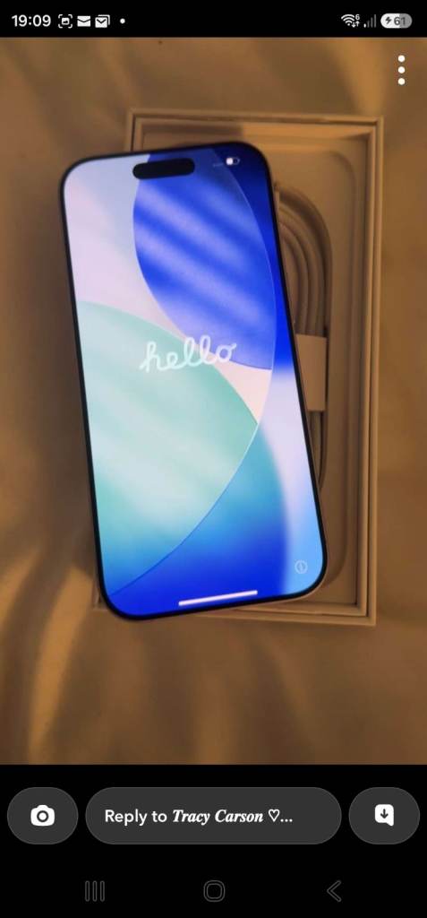 SOLD PENDING COLLECTION      Apple iPhone 17– lilac, Brand New in Box