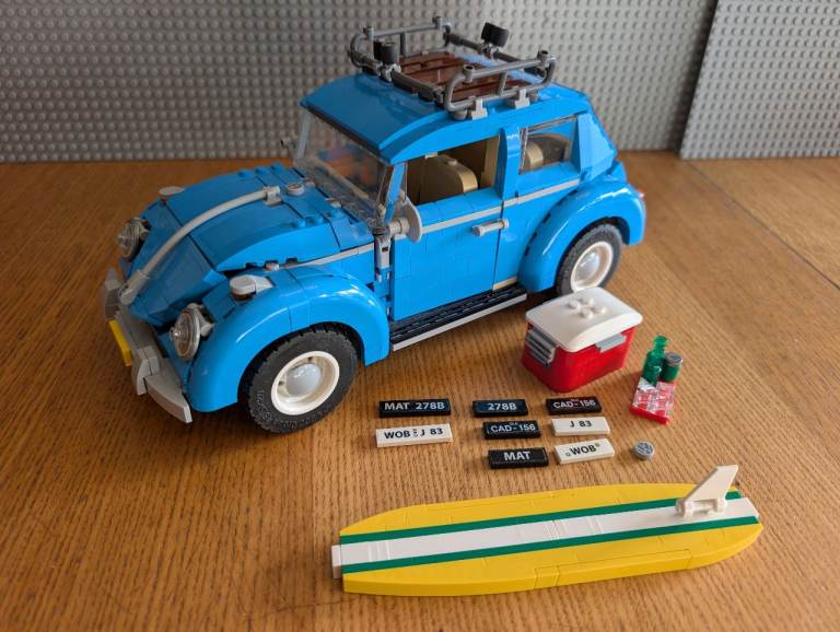 Lego creator expert volkswagen beetle (10252) 100% complete no box/instructions
