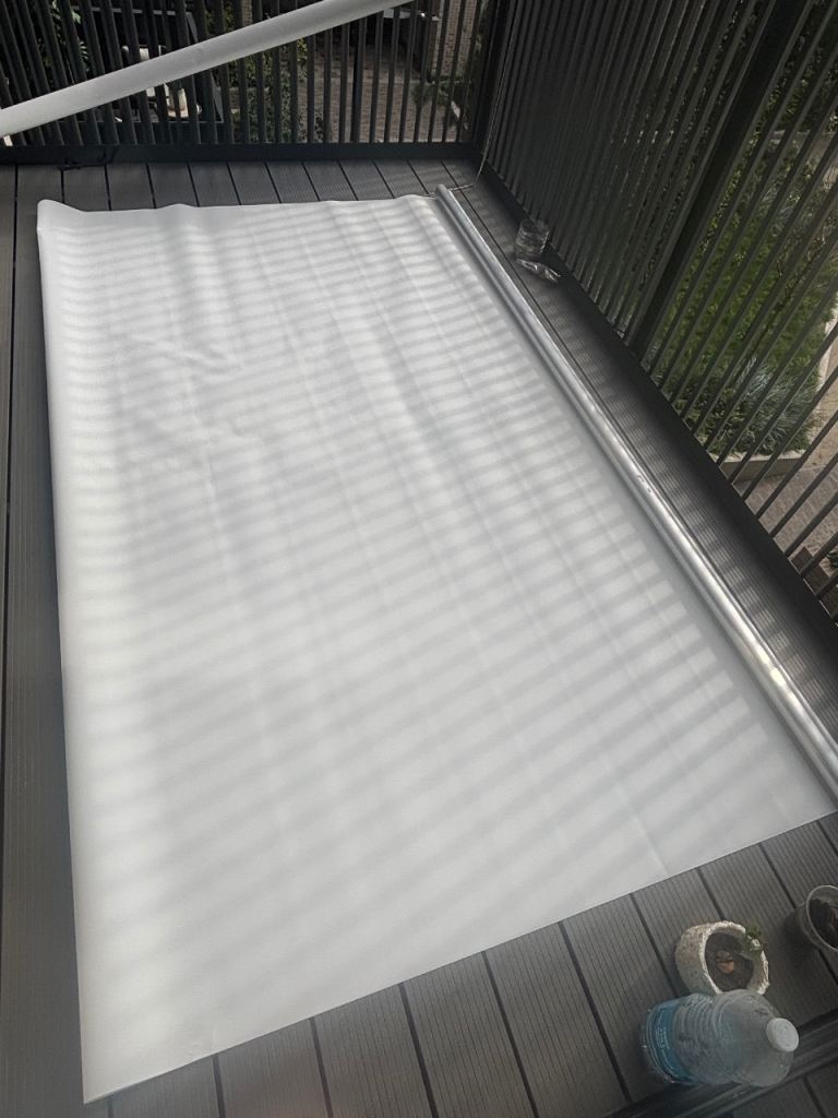 Blinds2go Cream Thermal Blackout Roller Blind – 235cm x270-275cm