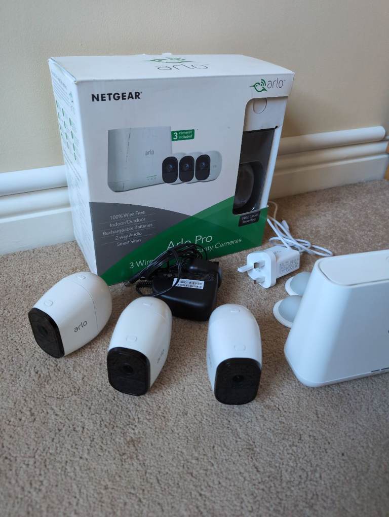 Arlo Pro 3 Wire-Free HD Security Cameras, Indoor and Outdoor