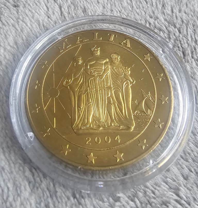 Malta 5€ 2004 trial coin