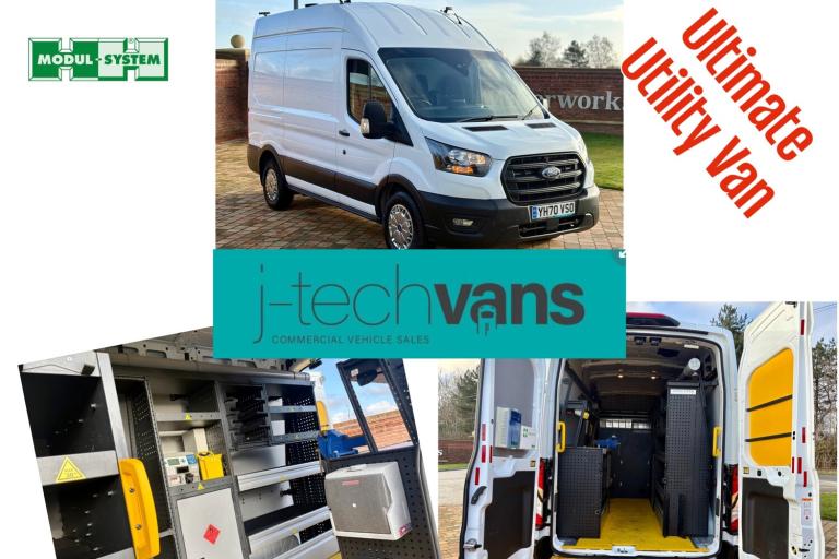 2020 Ford Transit 2.0 T350 L2 H3 Mwb Leader Van***Fitters / Mechanic / Agri / Workshop Van*** PAN...