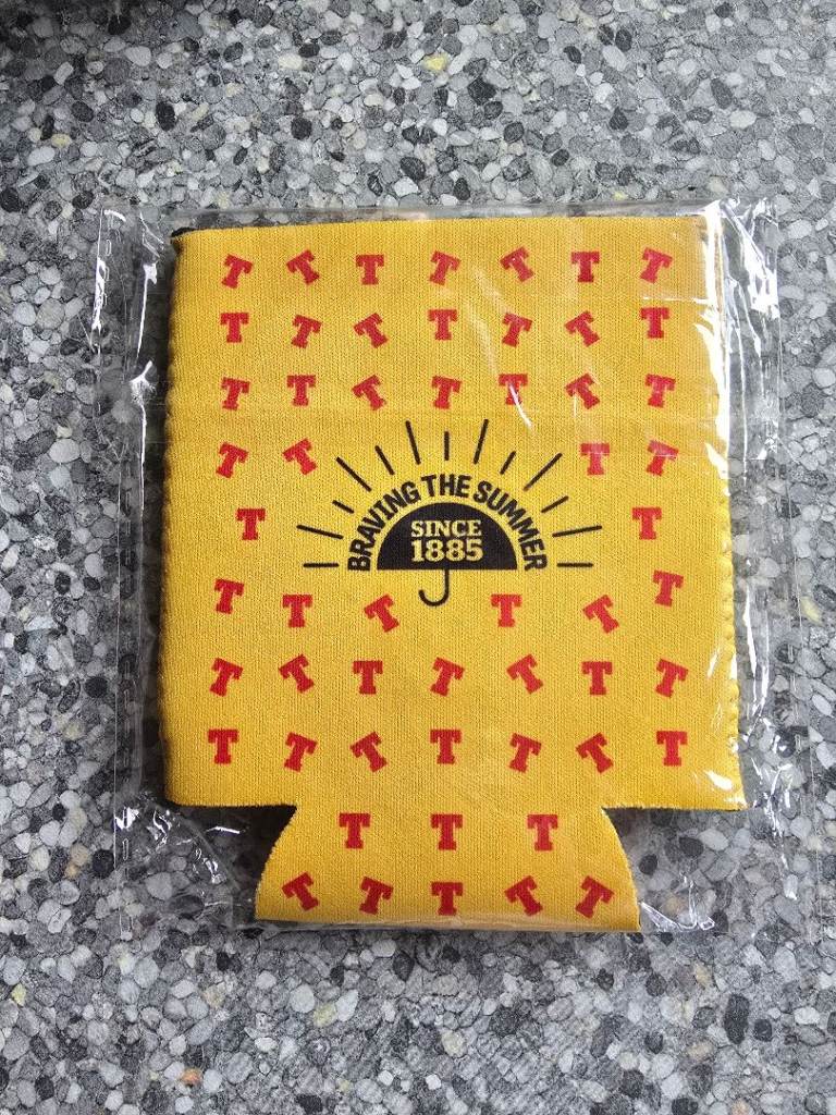 Tennants lager bucket hat and can cooler