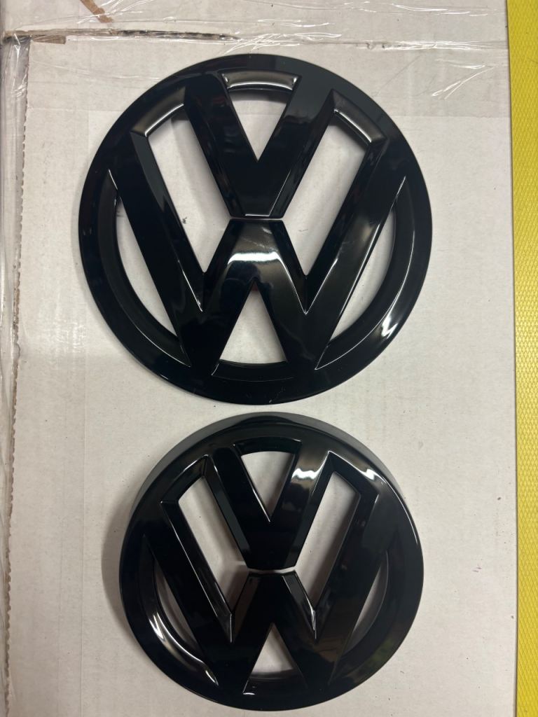 Black VW Golf Badges 2010-2017 Volkswagen 