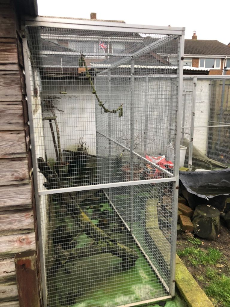 Aluminium aviary panels