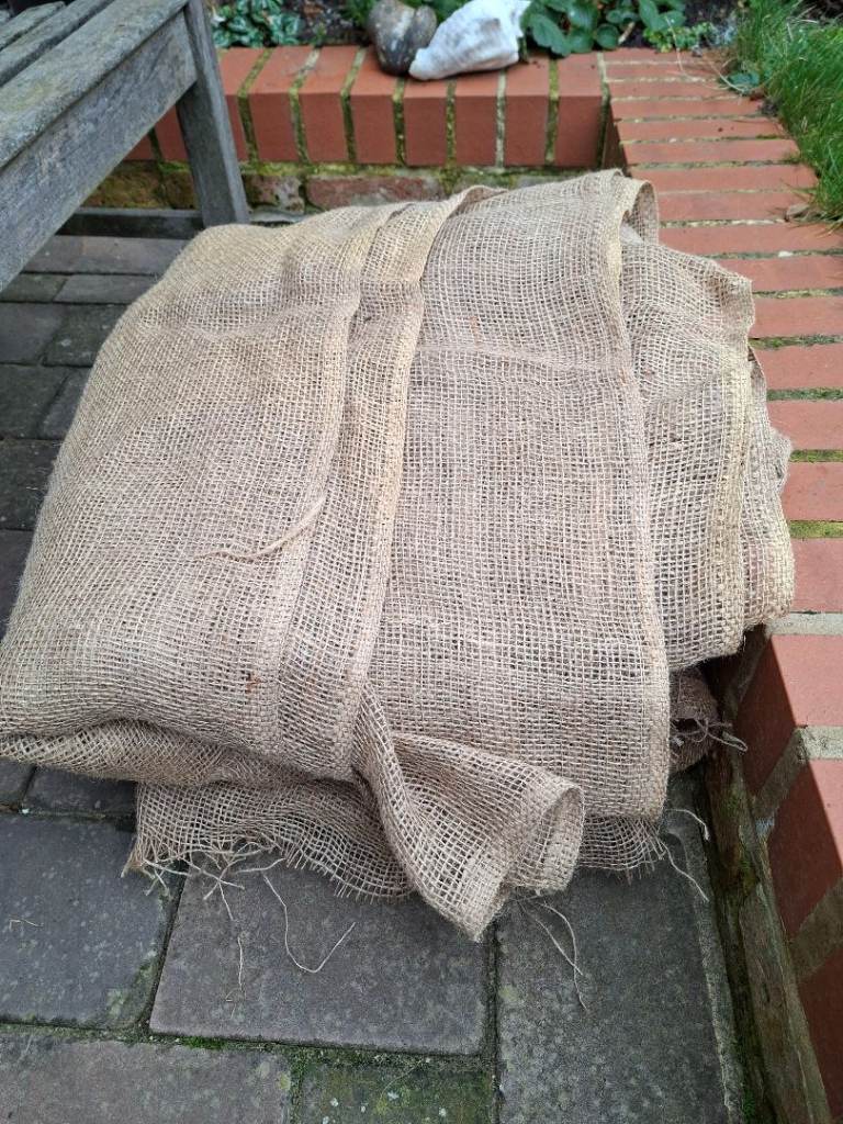 Hessian, Builders Hessian for repointing, frost protection etc.  Jewsons