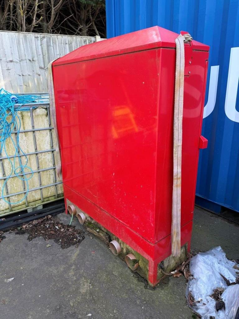 Ritherdon Red Stainless Steel Temporary Builders Supply Kiosk - TBS60