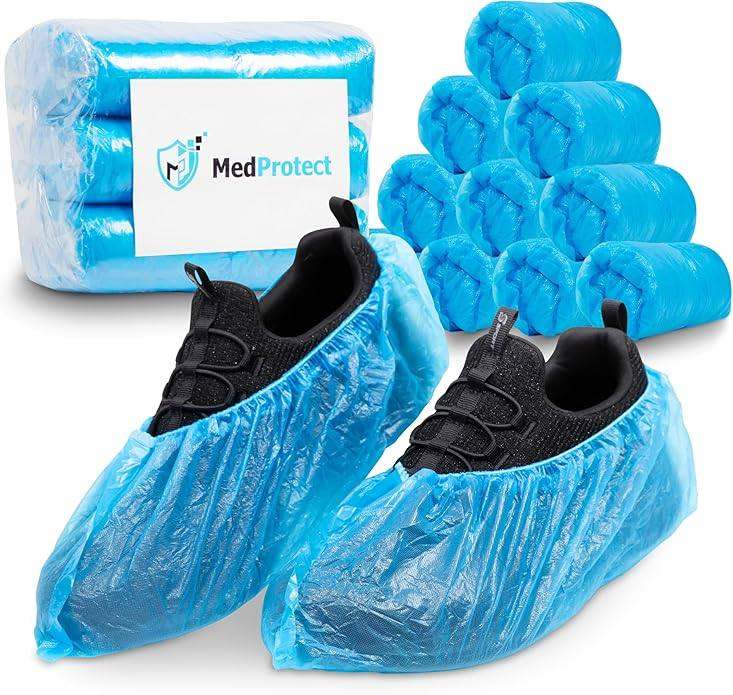 Disposable Blue Shoe Covers – 250+ Pack
