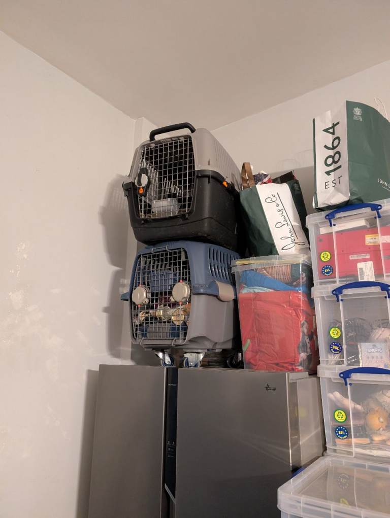 Pet carriers.