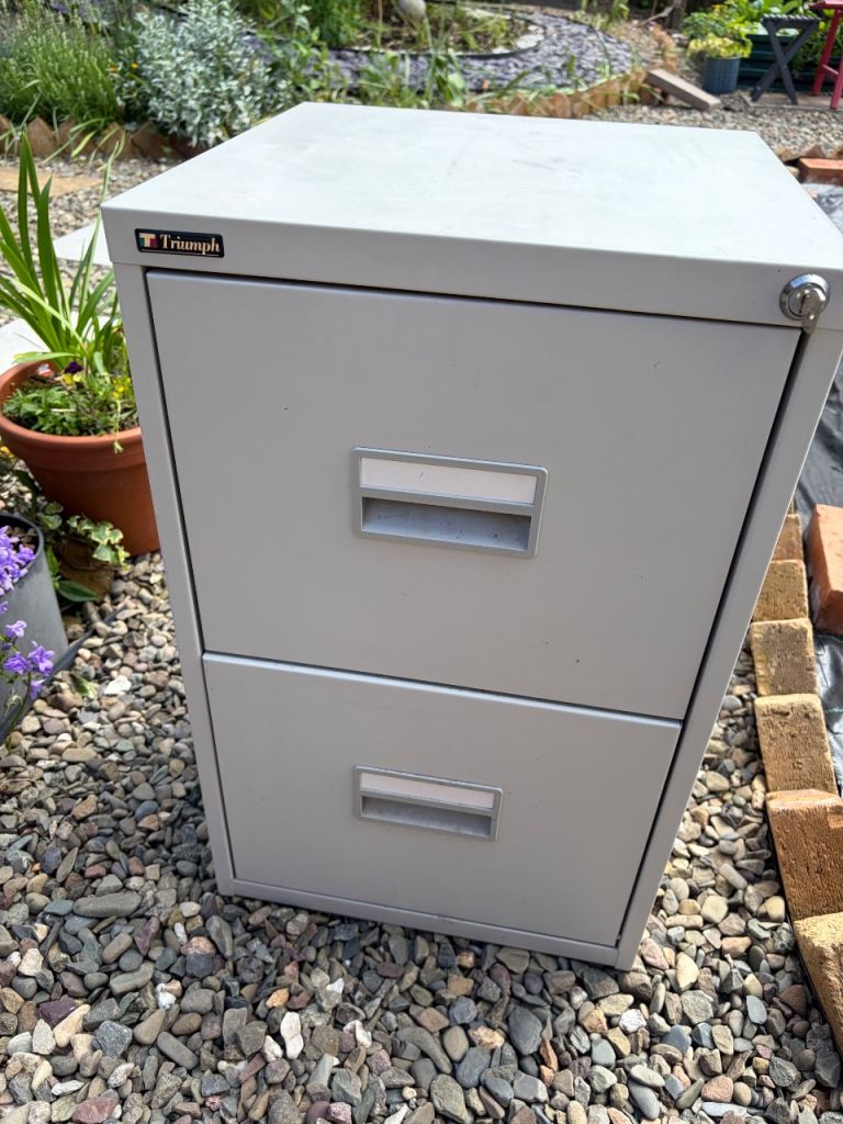 Two drawer filing cabinet