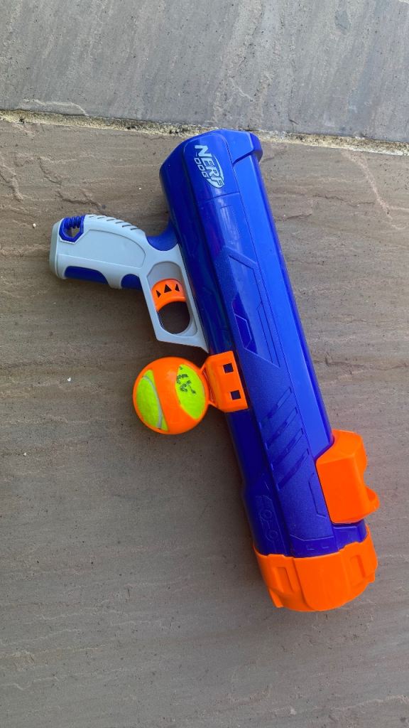 Nerf Dog Tennis Ball Blaster – Good Condition