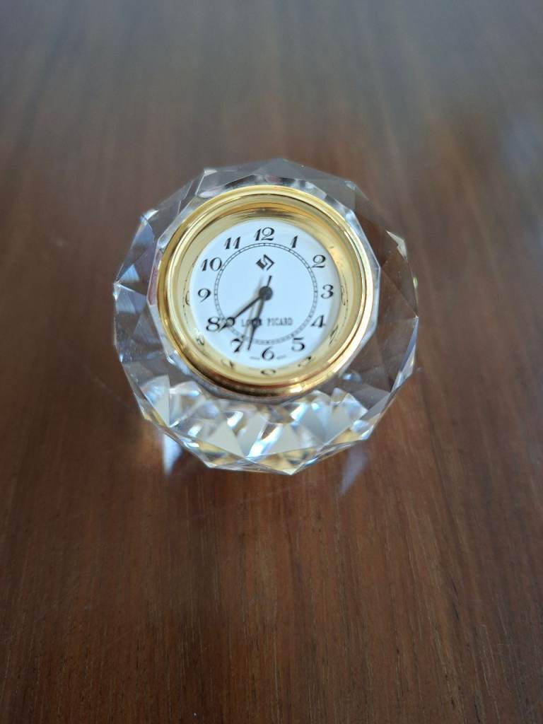 Louis Picard quartz crystal desk clock