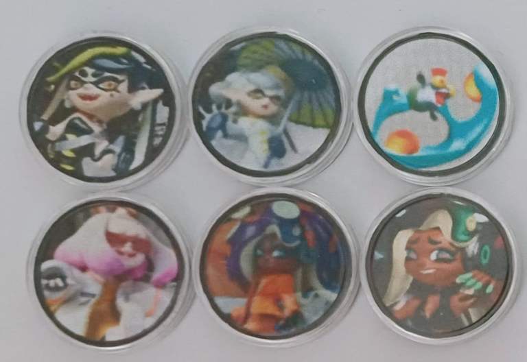 Custom Splatoon Amiibo Coins - Request Any Characters - Made to Order