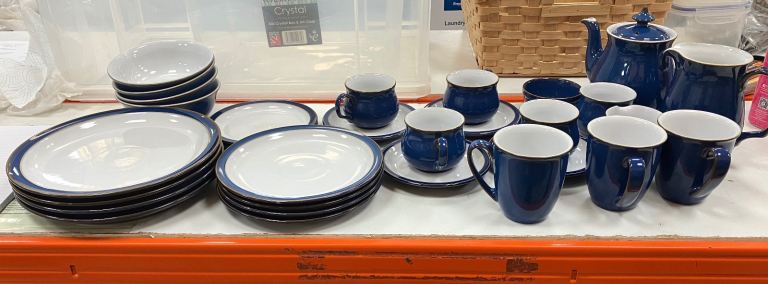 Denny Dinner Set, Imperial Blue