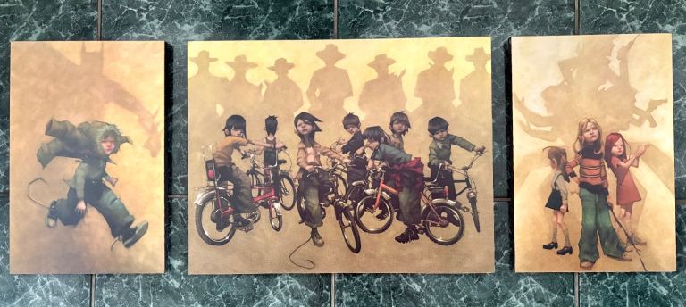 3 Block mount prints - Heroes