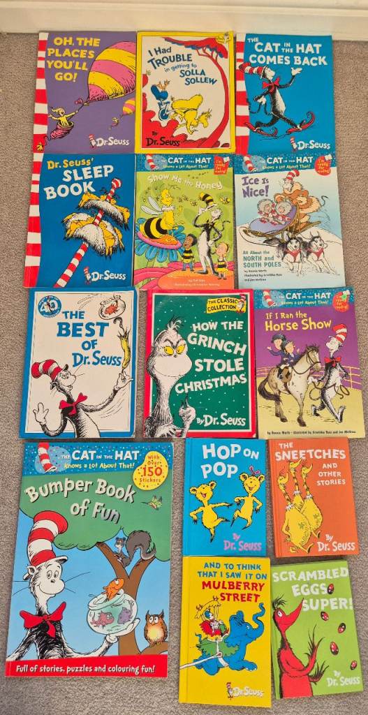 14 Dr Seuss children's books including some hard to find titles