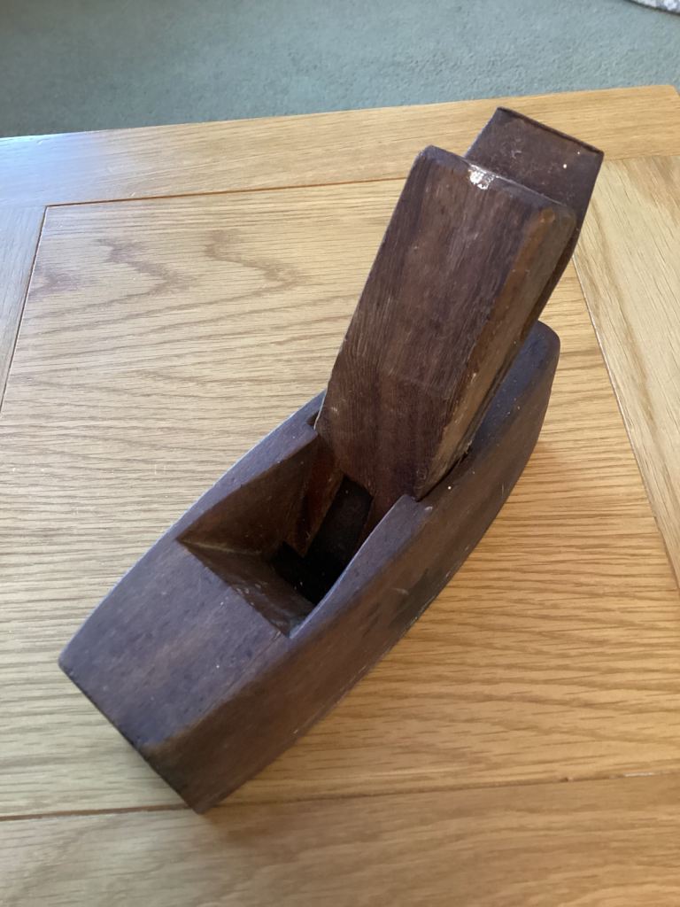 Vintage wooden block plane