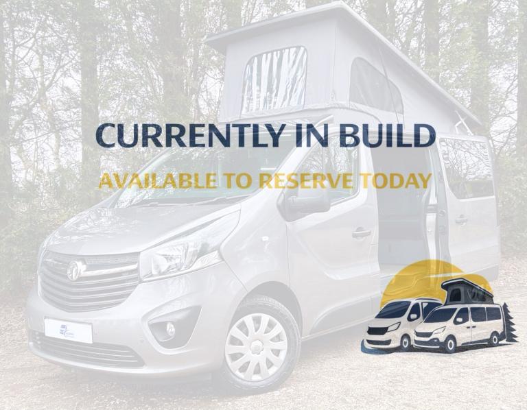 68(18) 69(19) VAUXHALL VIVARO Sportive L2 LWB 4 Berth PopTop Camper 1.6CDTi 125P