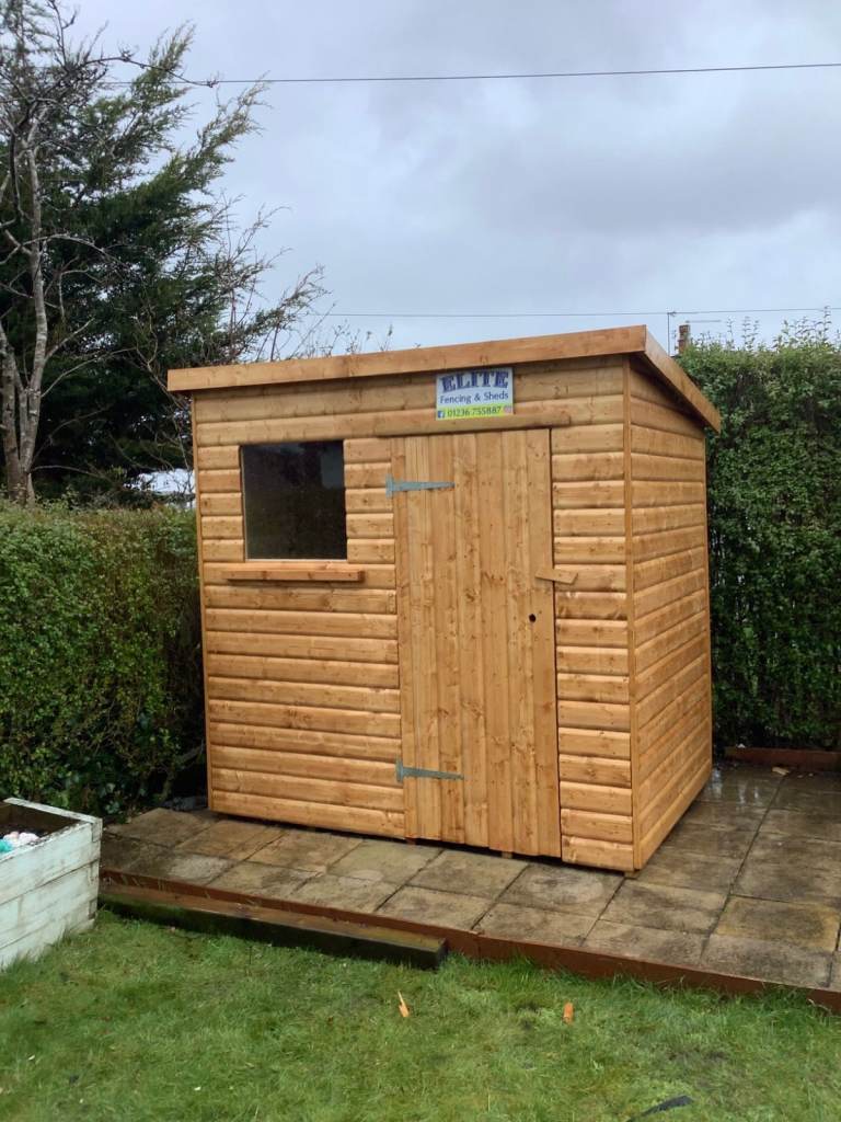 7x5 Pent  20mm Log effect SUPPLIED & FITTED FOR YOU 