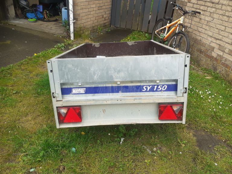 Maypole sy 150  galvanised Steel trailer