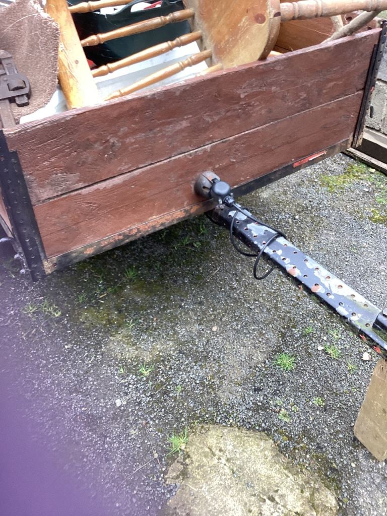 Wooden car trailer for sale