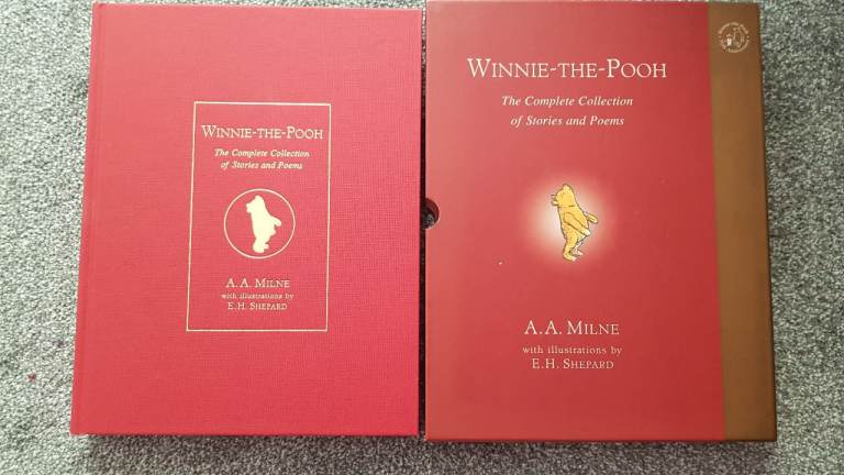 Winnie The Pooh Complete Collection AA Milne EH Shepard Hardcover 75 Anniversary 432 pages