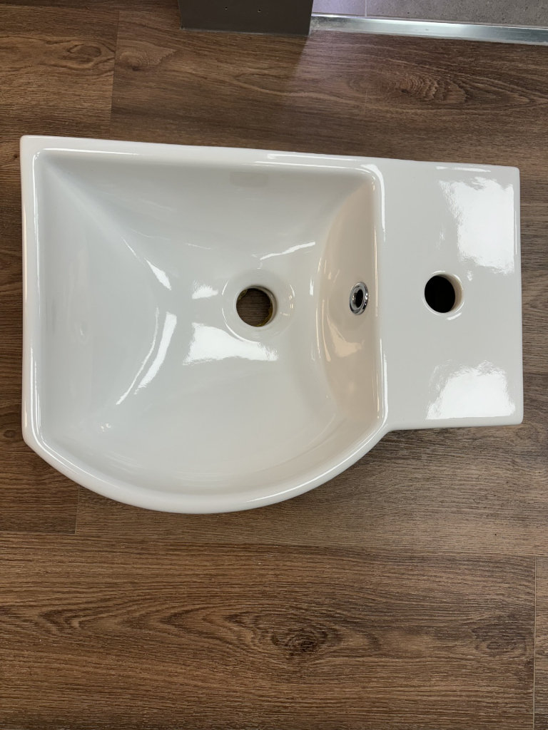  EX DISPLAY wall hung cloakroom basin