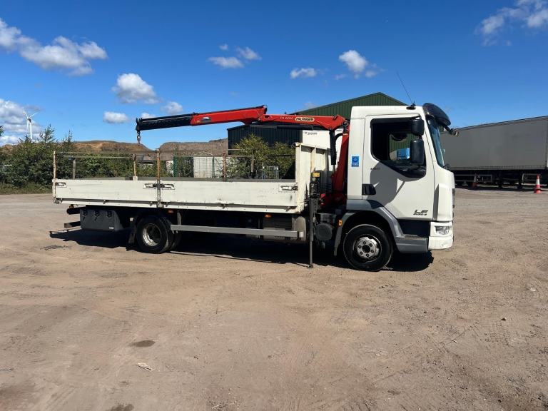 66 DAF TRUCKS LF 180 7.5 TONNE DSIDE , PK 4200 FOLDING FRONT CRANE 