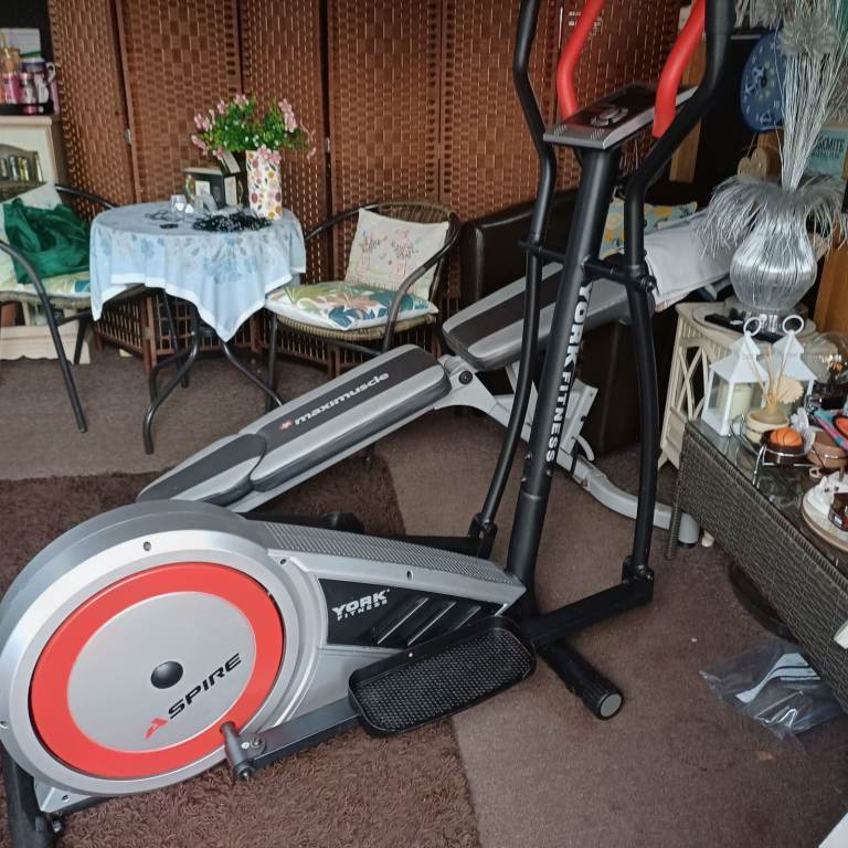 YORK ASPIRE Cross Trainer - Grey, Good Condition