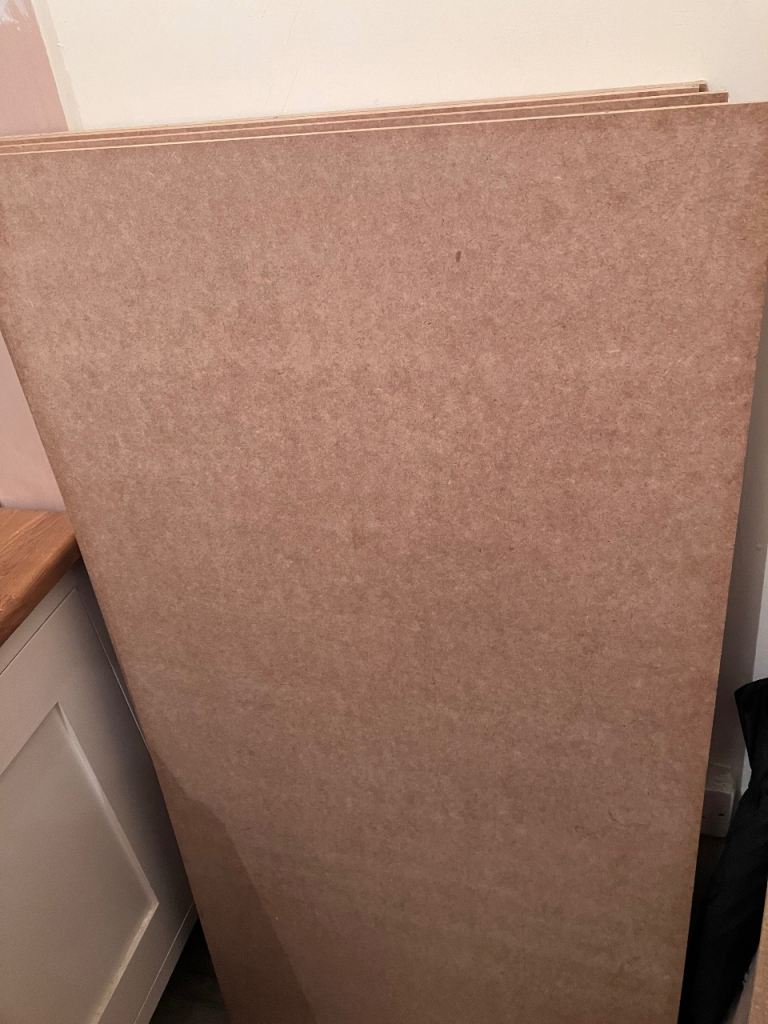 4 MDF Wood Boards - Good Condition