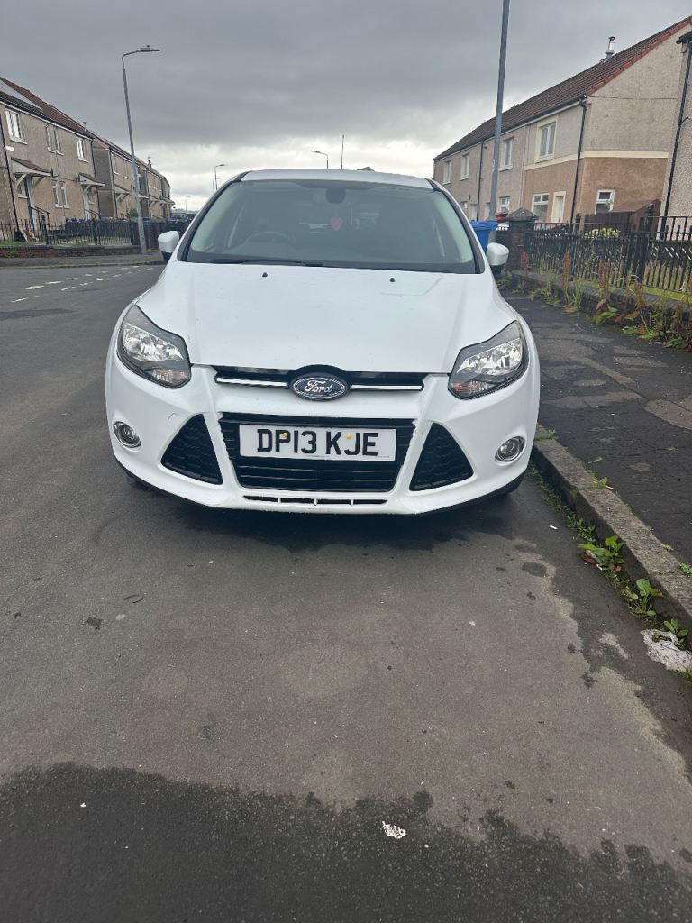 Ford Focus White 2013 Model – Good Condition