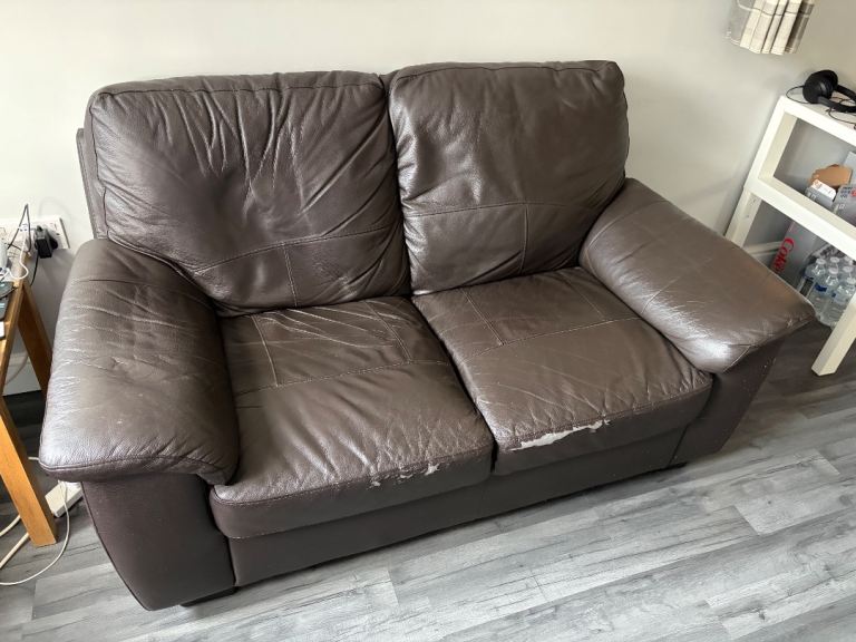 FREE Brown 2-Seater Sofa -m