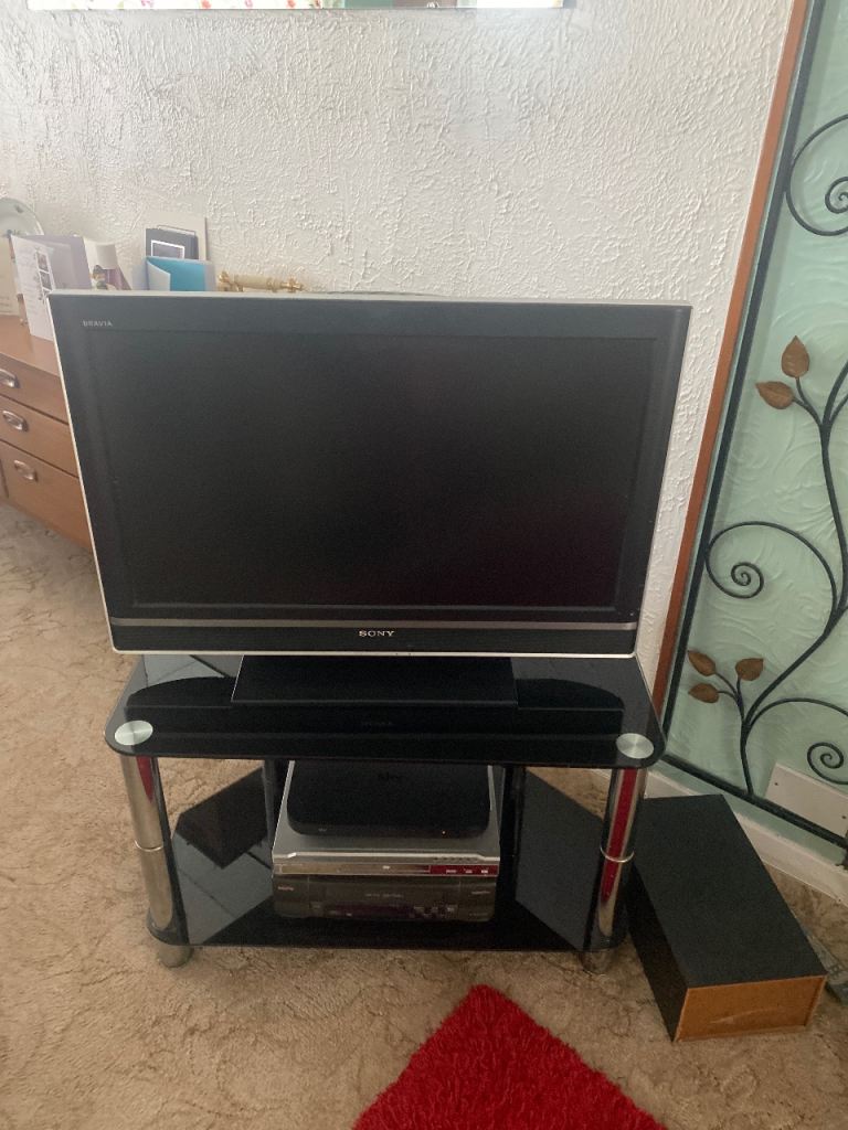 Sony Bravia LCD TV with Stand and DVD Player