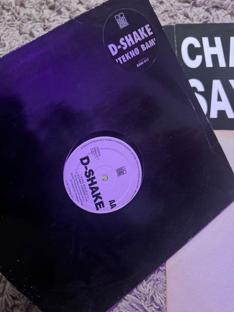6 rare RAVE records - vinyl 